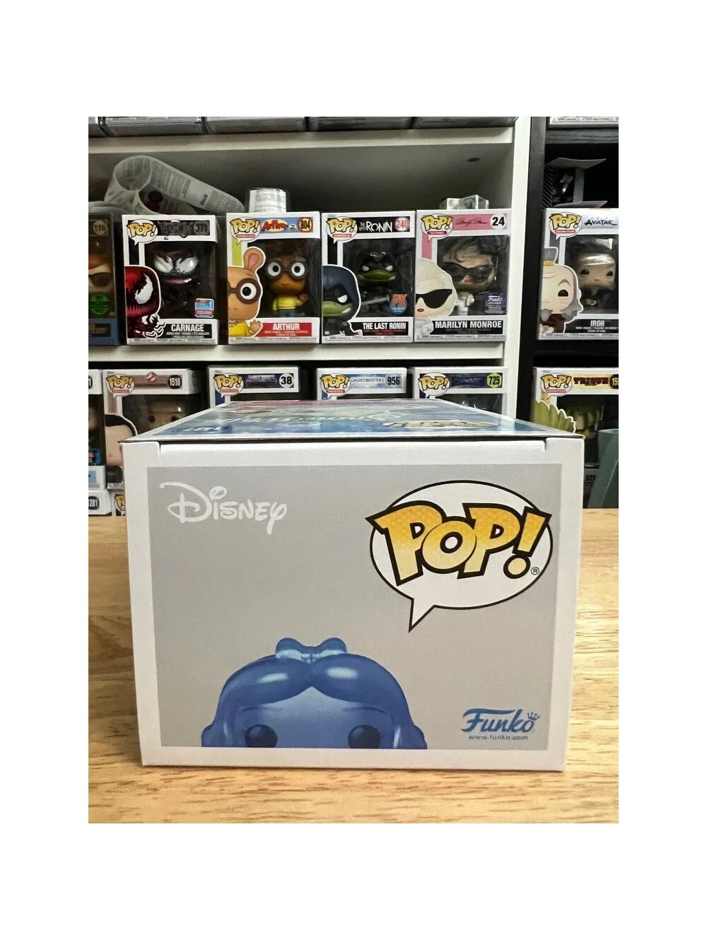 LE ONLY 5000 PCS BLUE GLOW IN DARK Snow White Funko Pop #1427 Disney GITD Movies
